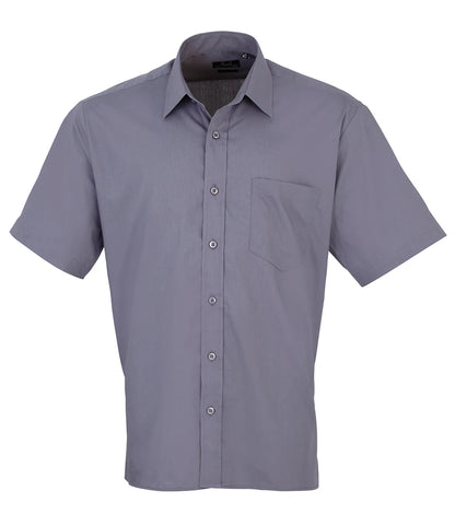Mens Short Sleeve Poplin Shirt