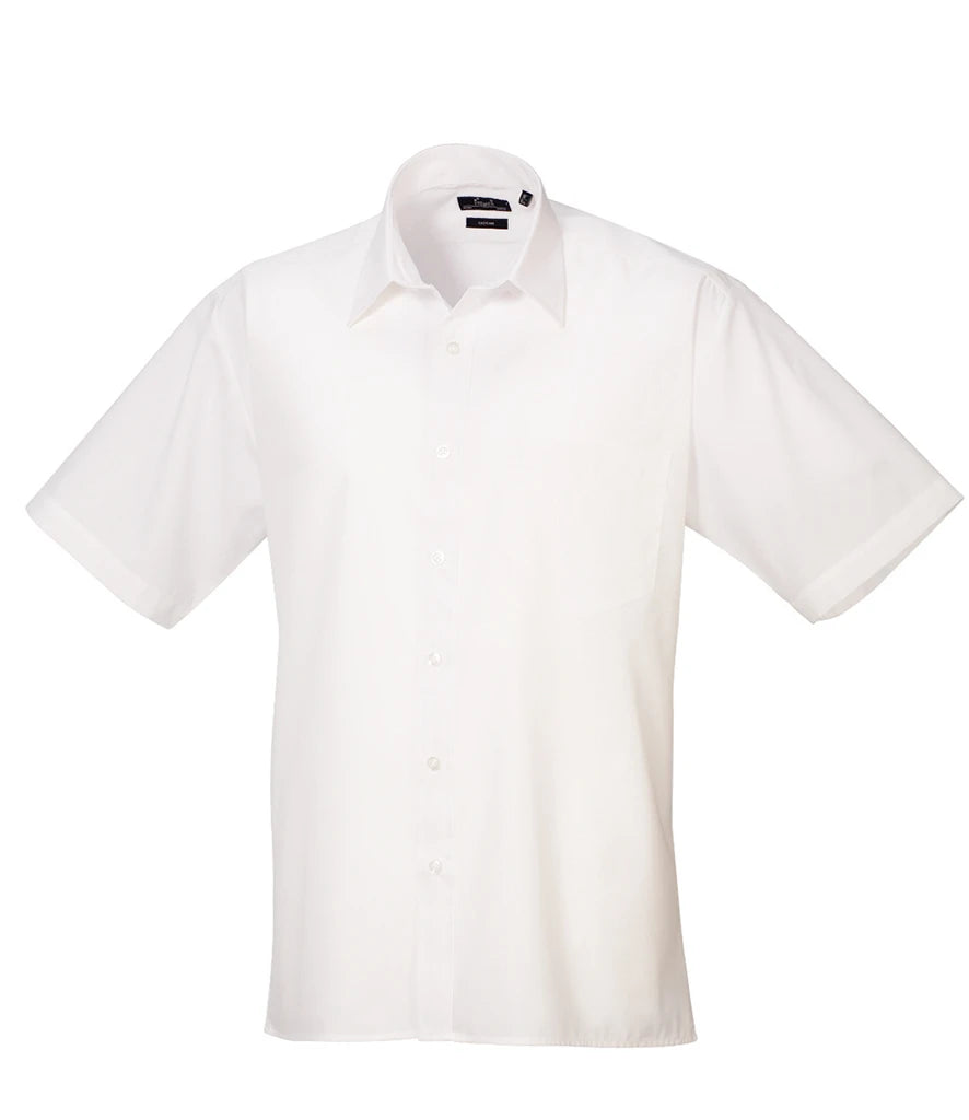 Mens Short Sleeve Poplin Shirt