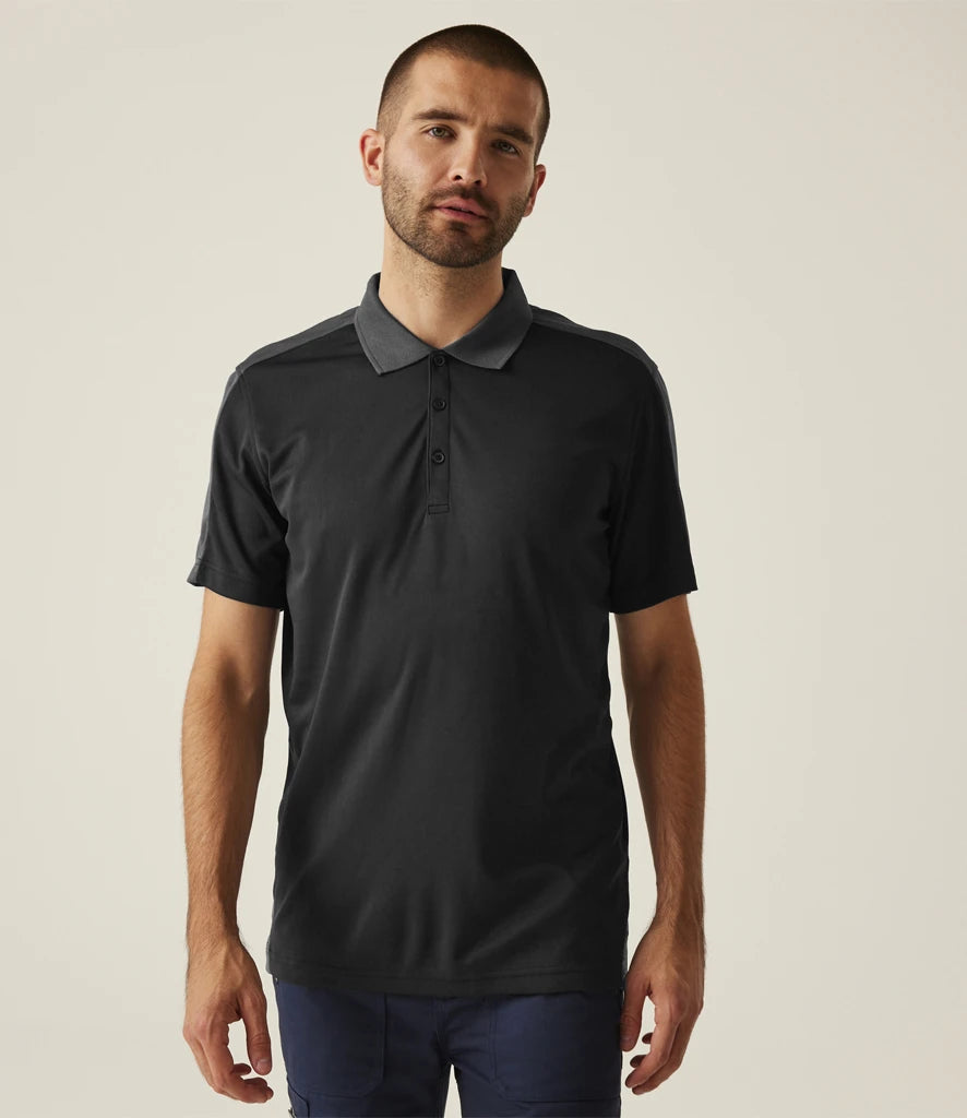 Regatta Contrast Quick Wicking Piqué Polo Shirt