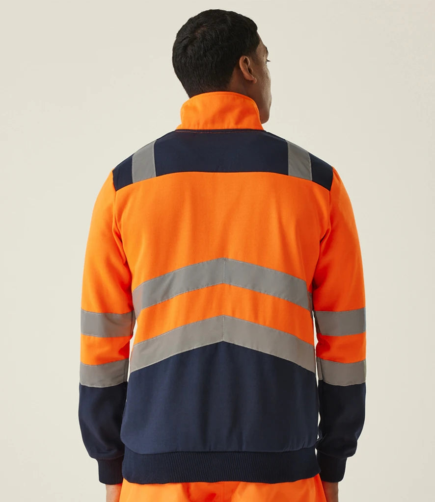 Regatta High Visibility Pro 1/4 Zip Sweatshirt