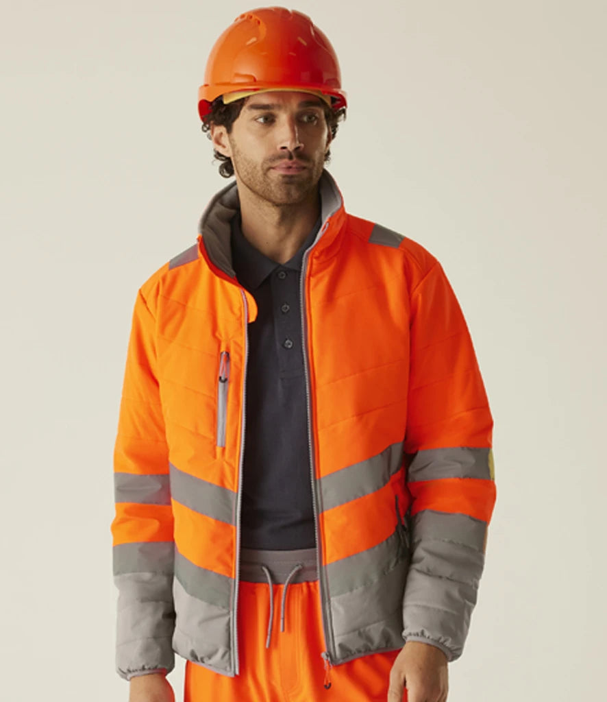 Regatta High Visibility Two Tone Thermal Baffle Jacket