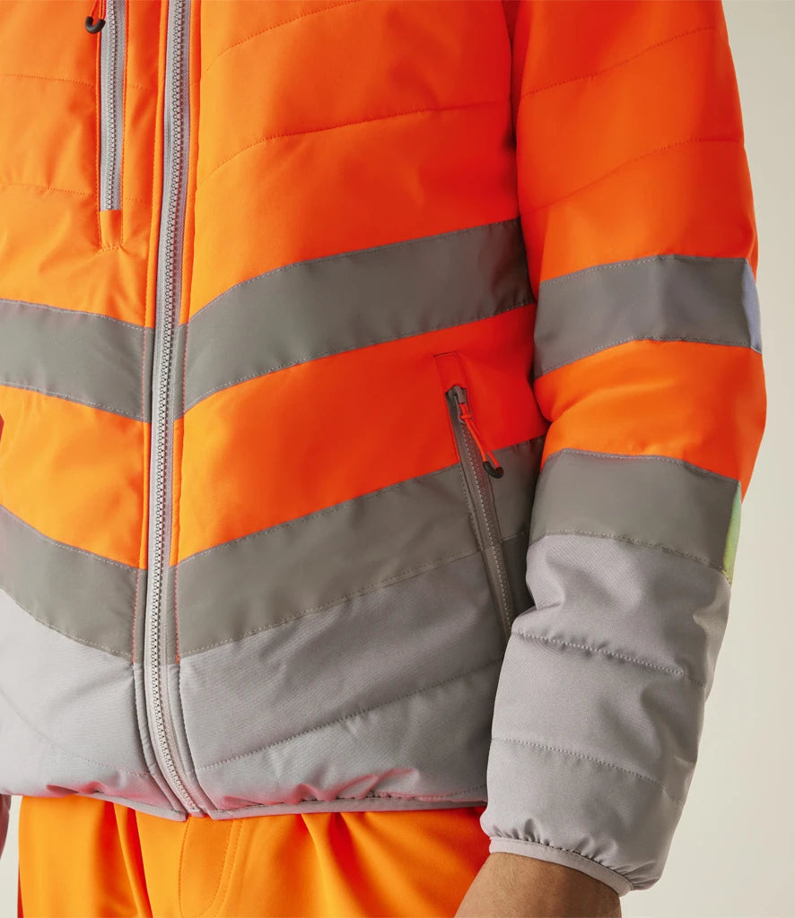Regatta High Visibility Two Tone Thermal Baffle Jacket