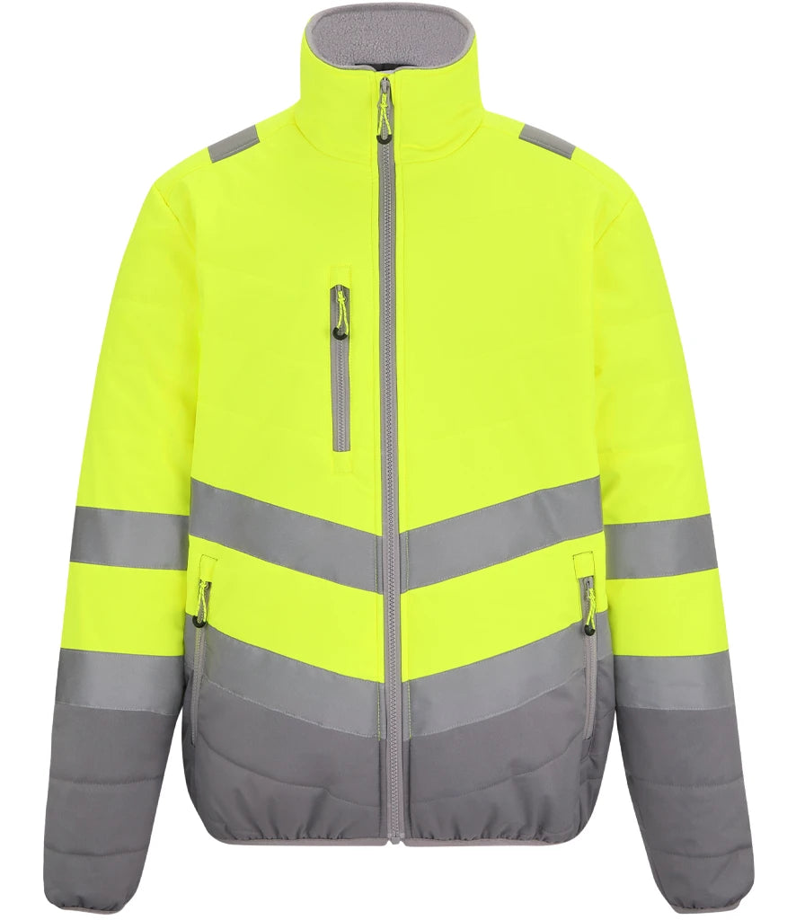 Regatta High Visibility Two Tone Thermal Baffle Jacket