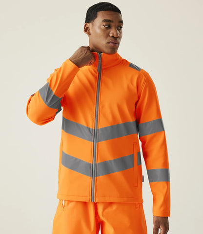 Regatta High Visibility Pro Contract Ablaze Soft Shell Jacket