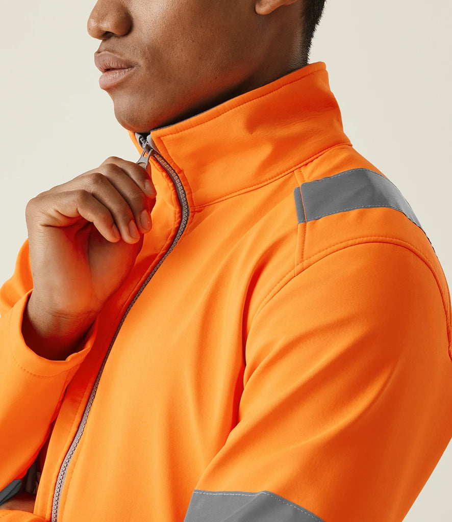 Regatta High Visibility Pro Contract Ablaze Soft Shell Jacket