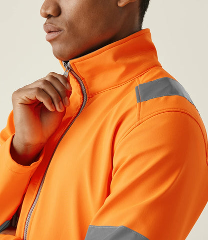 Regatta High Visibility Pro Contract Ablaze Soft Shell Jacket