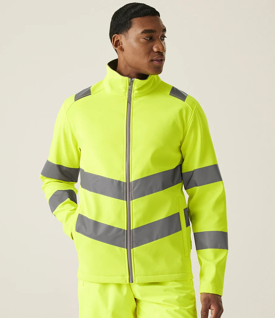 Regatta High Visibility Pro Contract Ablaze Soft Shell Jacket