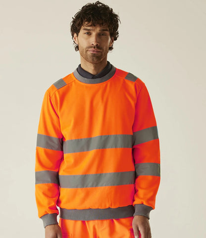 Regatta High Visibility Pro Contract Crew Neck Sweatshirt