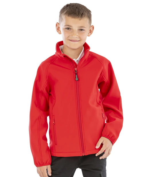 Result Recycled Kids Two Layer Printable Soft Shell Jacket