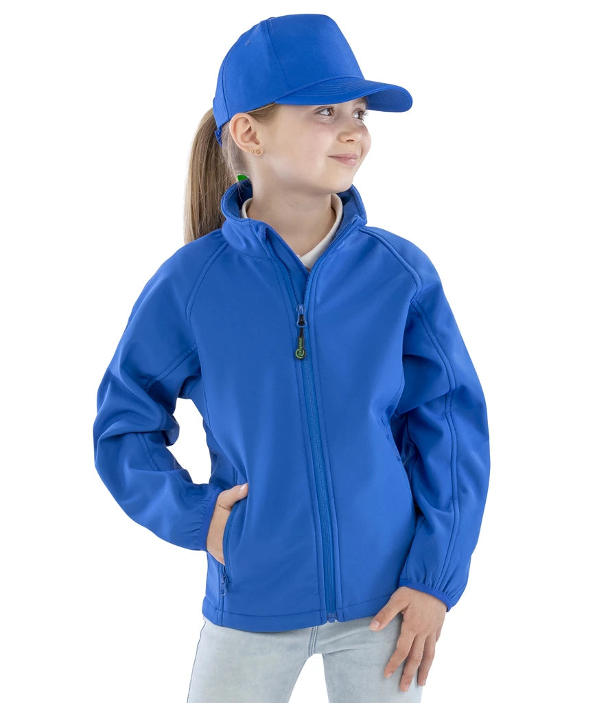 Result Recycled Kids Two Layer Printable Soft Shell Jacket