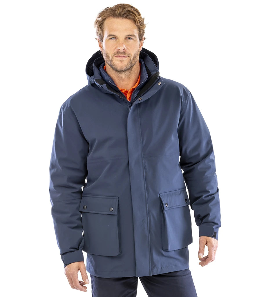 Result Recycled 3-in-1 Padded Ripstop Jacket