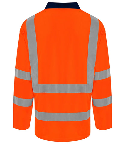 Pro RTX High Visibility Long Sleeve Polo Shirt