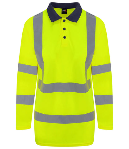 Pro RTX High Visibility Long Sleeve Polo Shirt