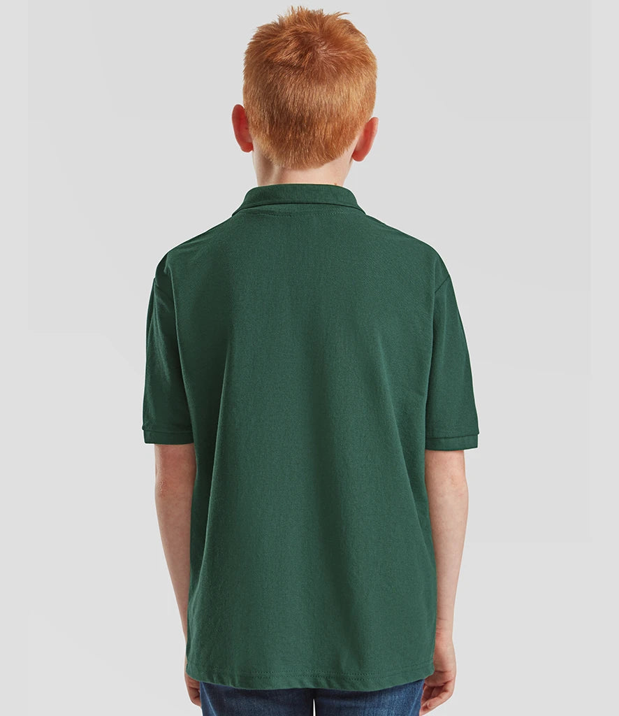 Fruit of the Loom Kids Poly/Cotton Piqué Polo Shirt