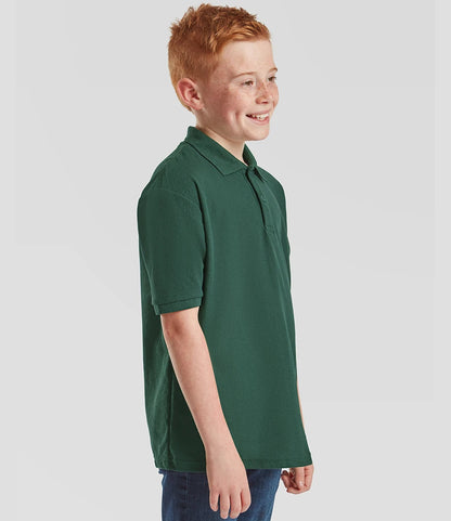 Fruit of the Loom Kids Poly/Cotton Piqué Polo Shirt
