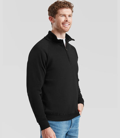 Fruit of the Loom Classic Zip Neck Sweatshirt