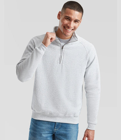 Fruit of the Loom Classic Zip Neck Sweatshirt