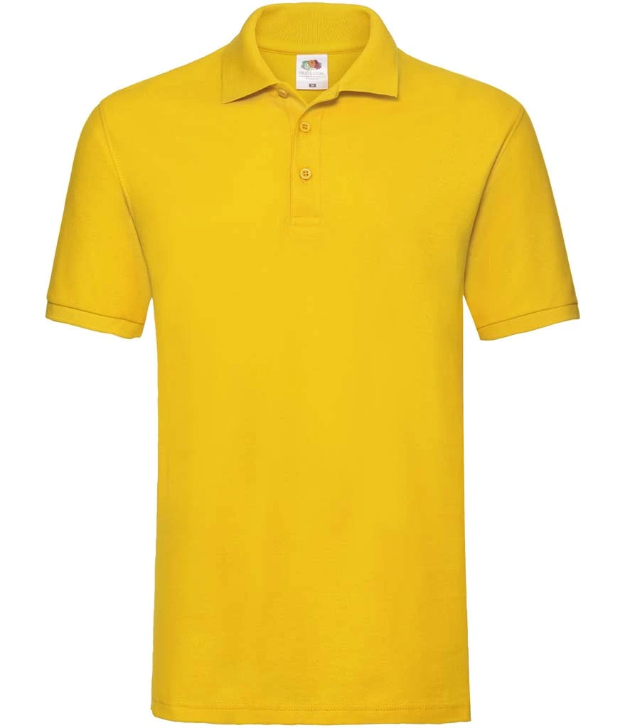Fruit of the Loom Premium Cotton Piqué Polo Shirt