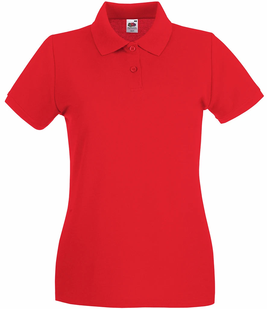 Fruit of the Loom Lady-Fit Premium Cotton Piqué