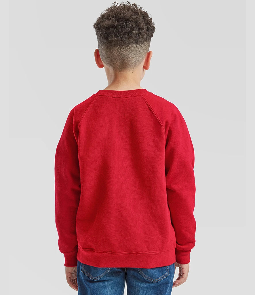 Fruit of the Loom Kids Classic Raglan Sweatshirt