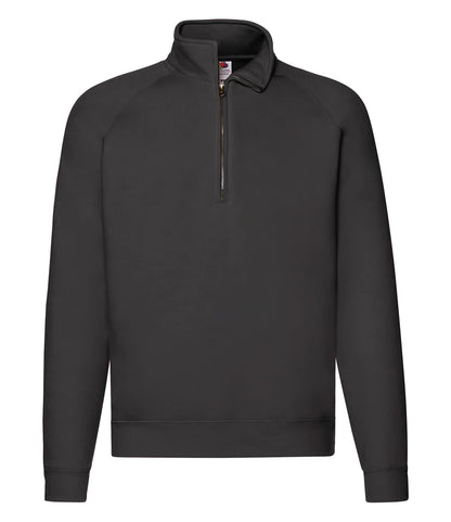 Fruit of the Loom Premium Zip Neck Sweatshirt