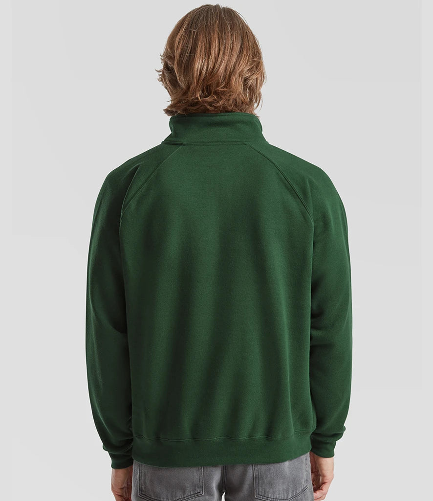 Fruit of the Loom Premium Zip Neck Sweatshirt