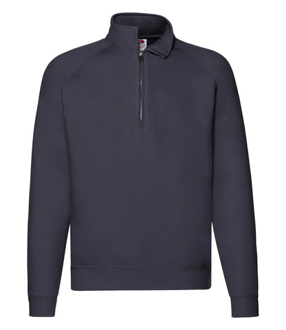 Fruit of the Loom Premium Zip Neck Sweatshirt