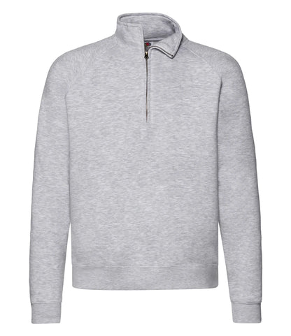 Fruit of the Loom Premium Zip Neck Sweatshirt