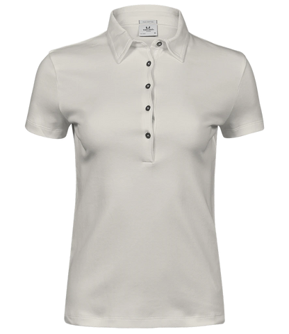 Tee Jays Ladies Pima Cotton Interlock Polo Shirt