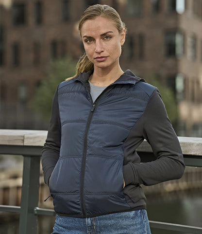 Tee Jays Ladies Hybrid-Stretch Hooded Jacket