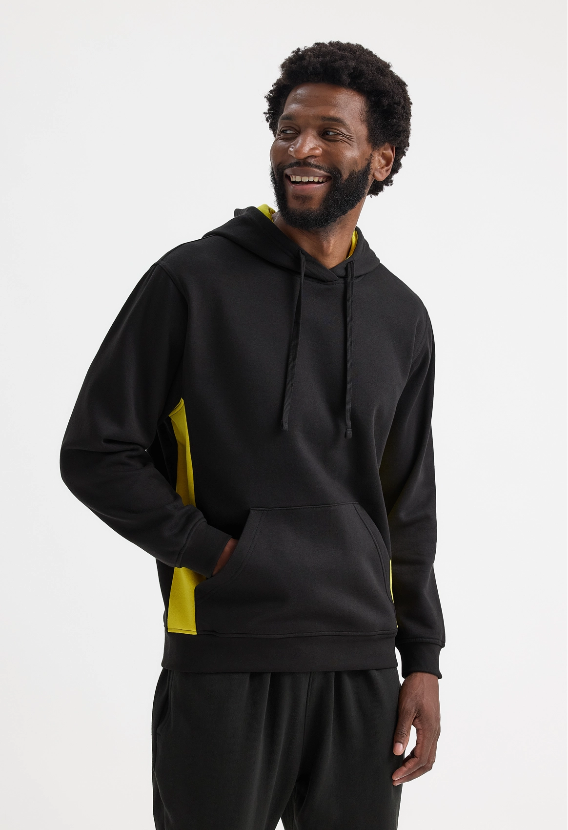 Two Tone Hooded Sweatshirt