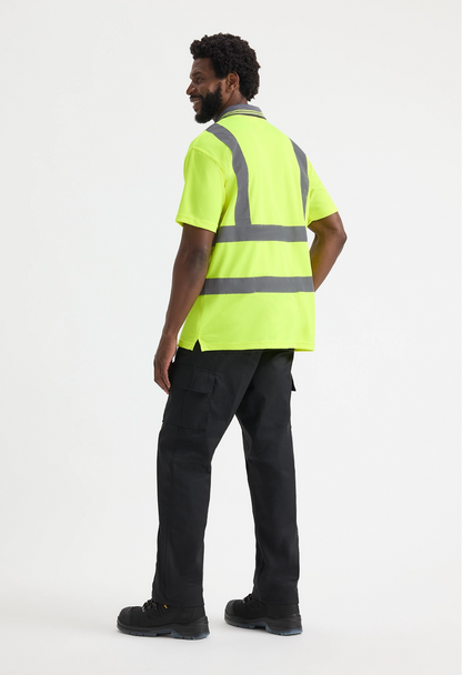 Hi Vis Short Sleeve Polo Shirt