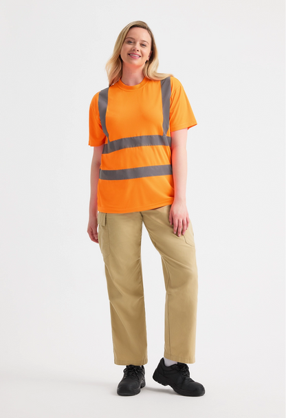 Hi Vis Short Sleeve Polo Shirt