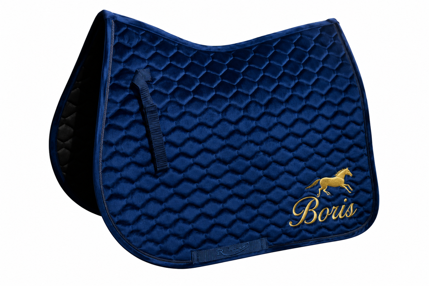 Personalised Rhinegold Velvet Saddle Pad