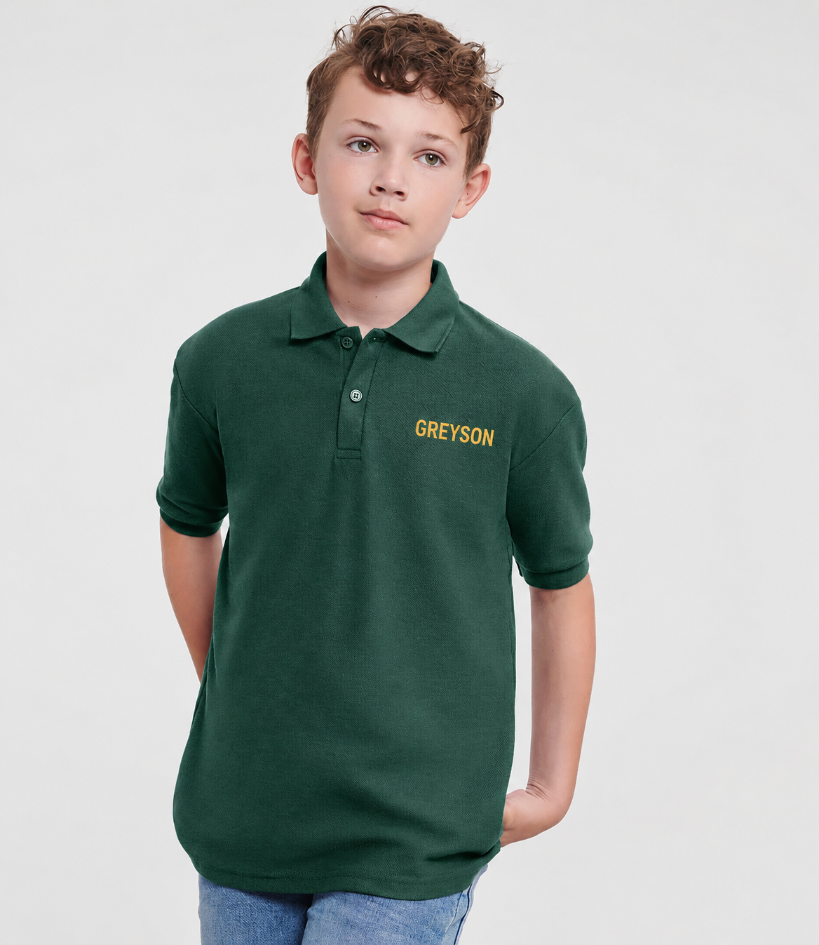 Russell Athletic Kids Poly/Cotton Piqué Polo Shirt