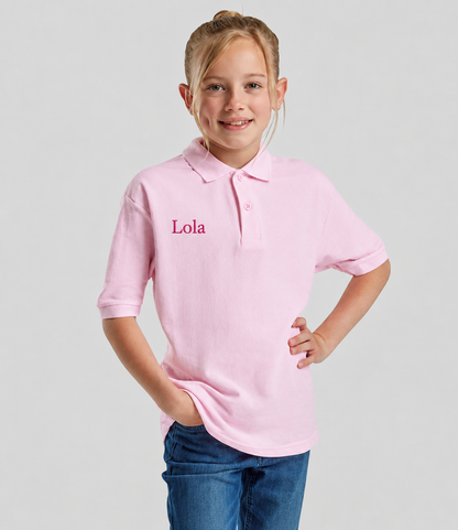 Fruit of the Loom Kids Poly/Cotton Piqué Polo Shirt