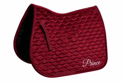 Personalised Rhinegold Velvet Saddle Pad