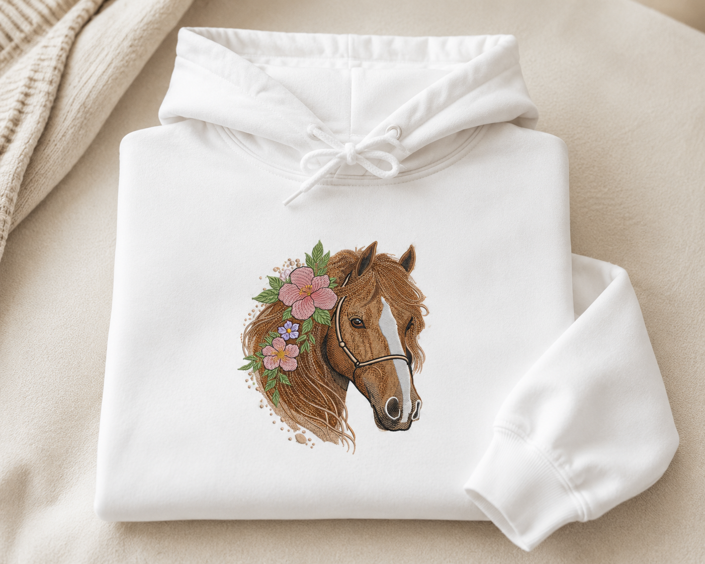 Floral Horse Head