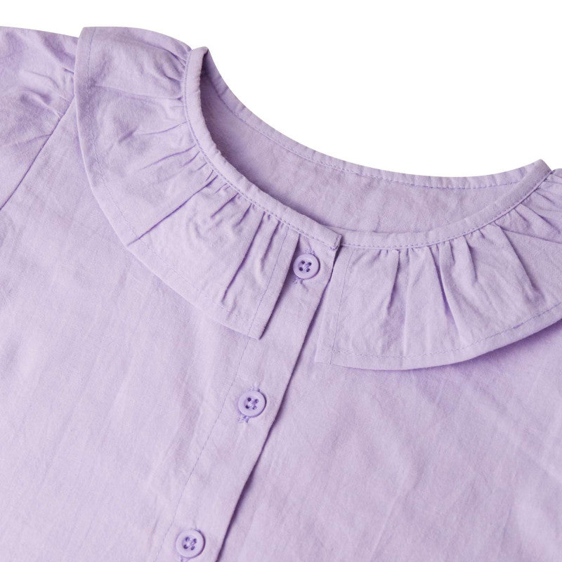 Linen T-Shirt & Short Frill Set