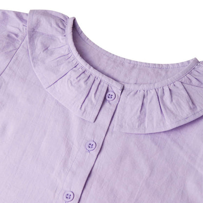 Linen T-Shirt & Short Frill Set