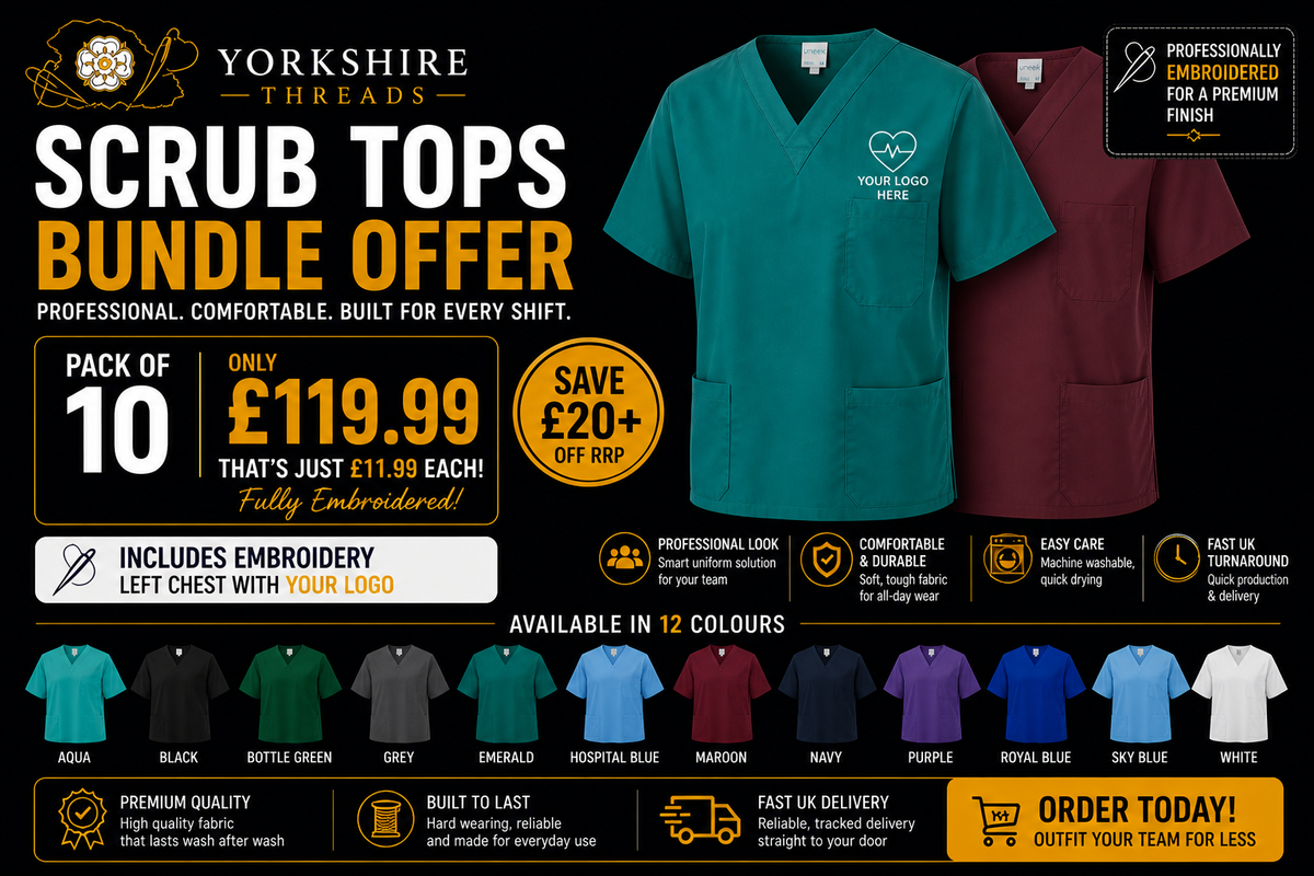 10 Pack Scrub Tops